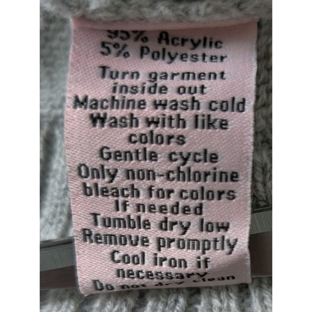 Juicy Couture Women's Gray Sequin Pull-over Sweater Size XS NWT **See Pics** - Picture 6 of 7